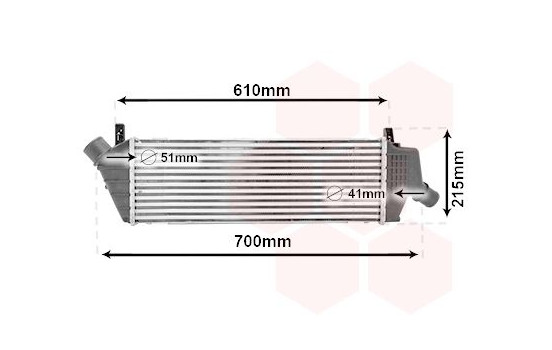 Laddluftkylare 13014714 International Radiators