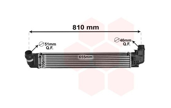 Laddluftkylare 15004009 International Radiators