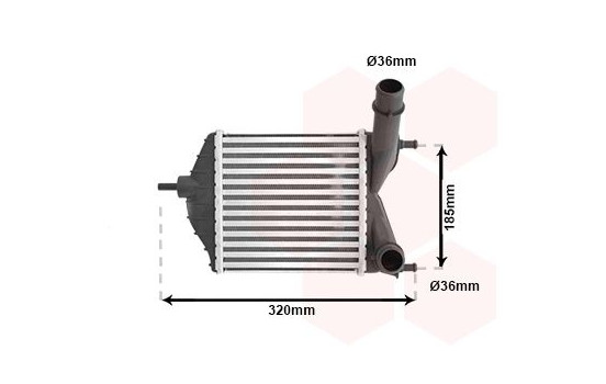 Laddluftkylare 17004280 International Radiators