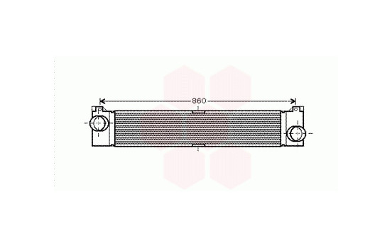 Laddluftkylare 17004360 International Radiators, bild 2