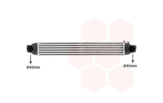 Laddluftkylare 17004388 International Radiators, bild 2