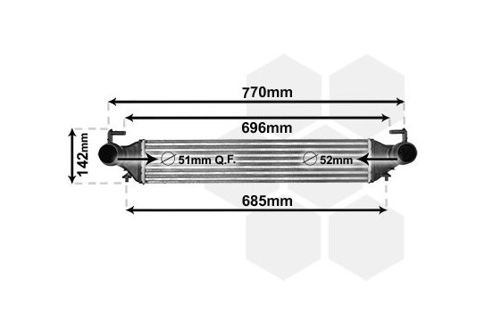 Laddluftkylare 17014702 International Radiators