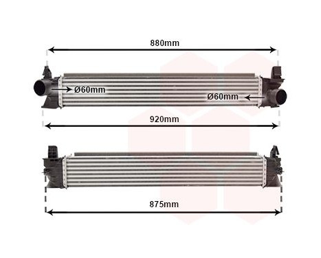 Laddluftkylare 17014713 International Radiators