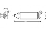 Laddluftkylare 18004309 International Radiators