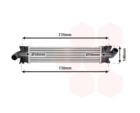 Laddluftkylare 18004366 International Radiators