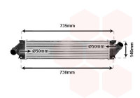 Laddluftkylare 18004480 International Radiators