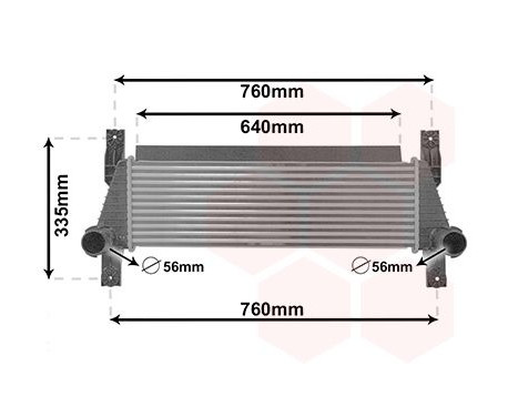 Laddluftkylare 18014701 International Radiators