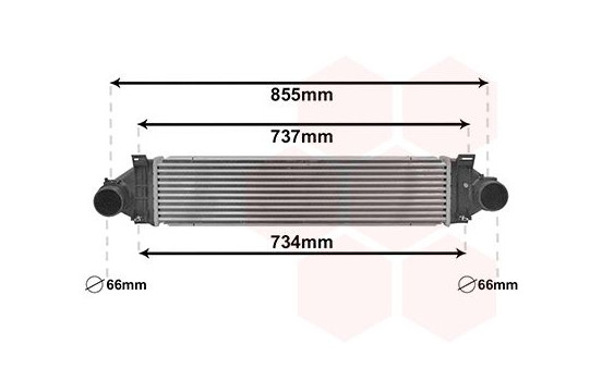 Laddluftkylare 18014705 International Radiators