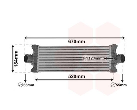 Laddluftkylare 18014710 International Radiators