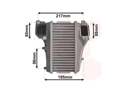 Laddluftkylare 25004301 International Radiators
