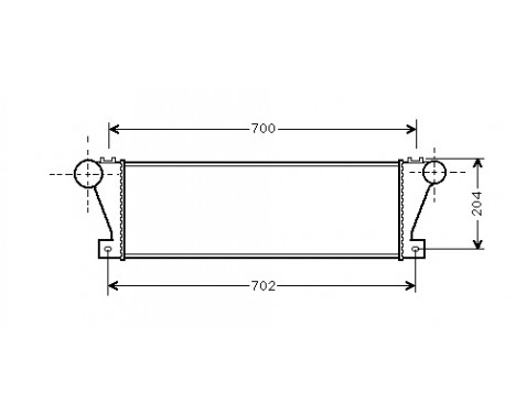 Laddluftkylare 28004021 International Radiators, bild 2