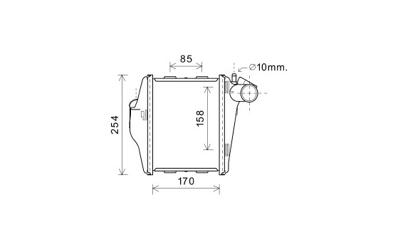 Laddluftkylare 29004015 International Radiators