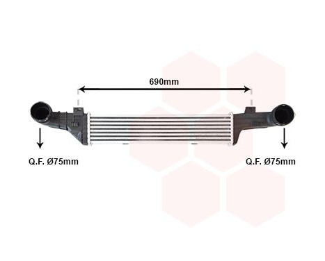 Laddluftkylare 30004296 International Radiators