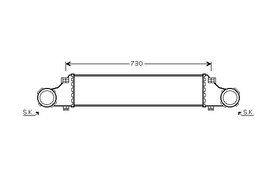 Laddluftkylare 30004410 International Radiators