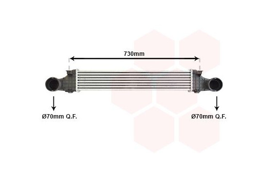 Laddluftkylare 30004410 International Radiators, bild 2