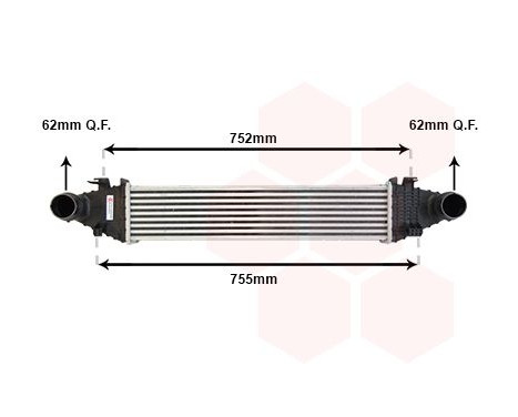 Laddluftkylare 30004556 International Radiators