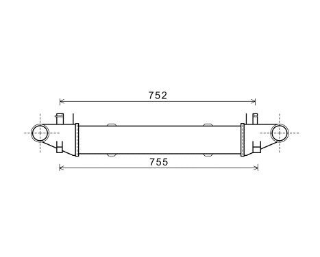 Laddluftkylare 30004557 International Radiators, bild 2