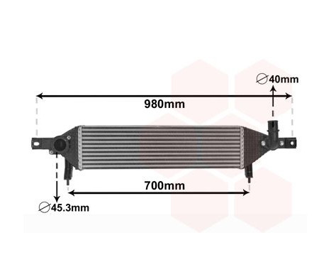 Laddluftkylare 33004409 International Radiators