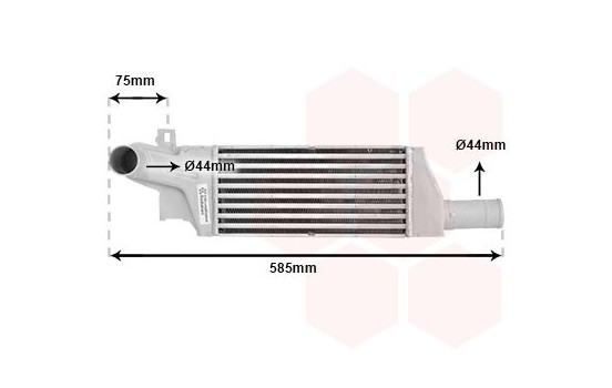 Laddluftkylare 37004322 International Radiators, bild 2