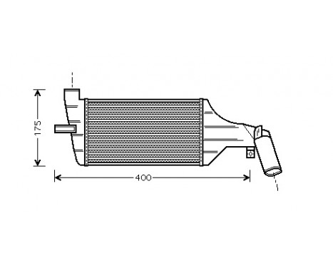 Laddluftkylare 37004325 International Radiators, bild 2