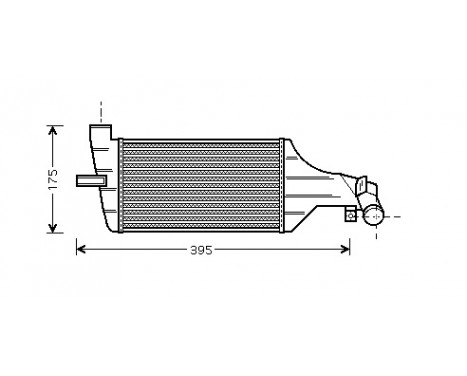 Laddluftkylare 37004374 International Radiators, bild 2