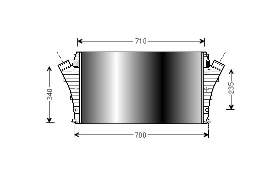 Laddluftkylare 37004491 International Radiators, bild 2
