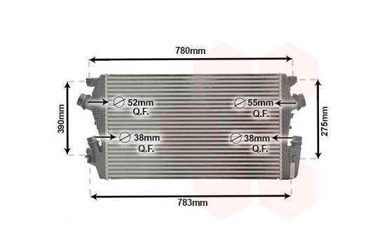 Laddluftkylare 37014706 International Radiators