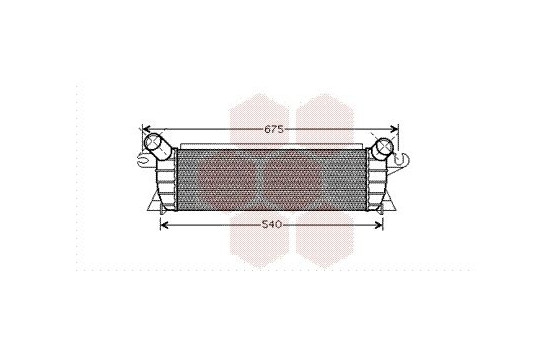 Laddluftkylare 43004351 International Radiators, bild 2