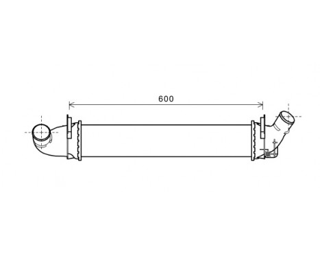 Laddluftkylare 43004496 International Radiators, bild 2