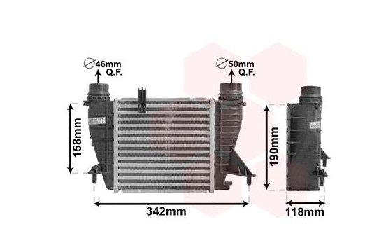 Laddluftkylare 43004553 International Radiators