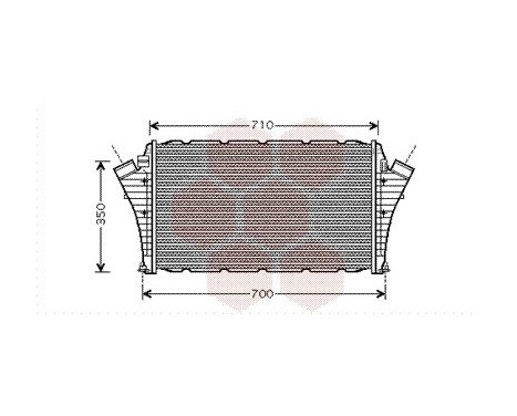 Laddluftkylare 47004066 International Radiators, bild 2