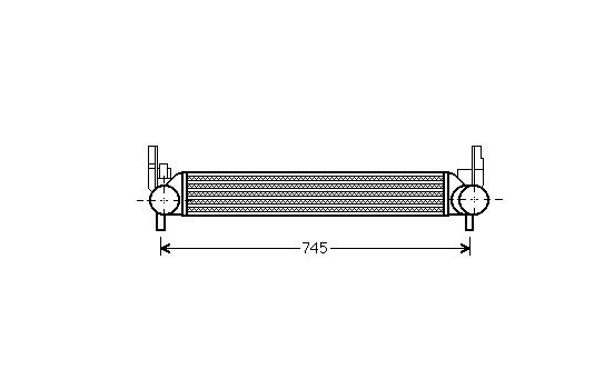 Laddluftkylare 49004039 International Radiators, bild 2