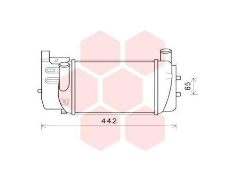 Laddluftkylare 53004645 International Radiators, bild 2