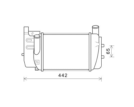 Laddluftkylare 53004645 International Radiators