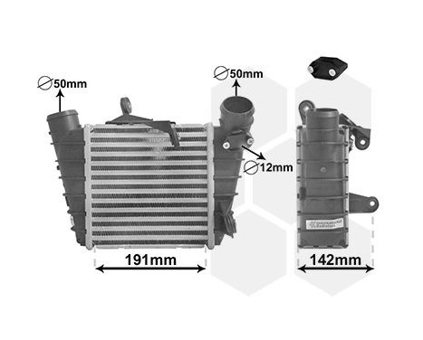 Laddluftkylare 58004213 International Radiators