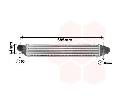 Laddluftkylare 58004248 International Radiators