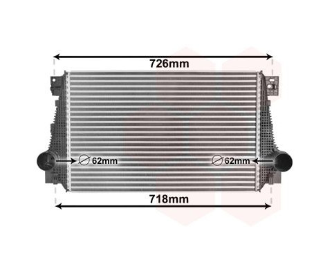 Laddluftkylare 58004371 International Radiators