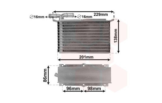 Laddluftkylare 58014703 International Radiators