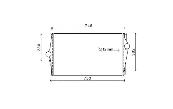 Laddluftkylare 59004151 International Radiators, bild 2