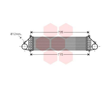 Laddluftkylare 59004164 International Radiators