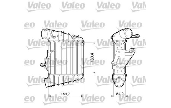 Laddluftkylare 817556 Valeo, bild 2