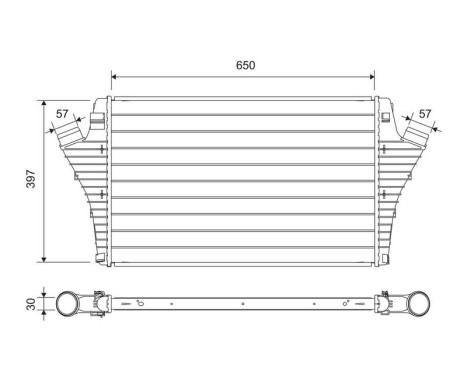 Laddluftkylare 817697 Valeo