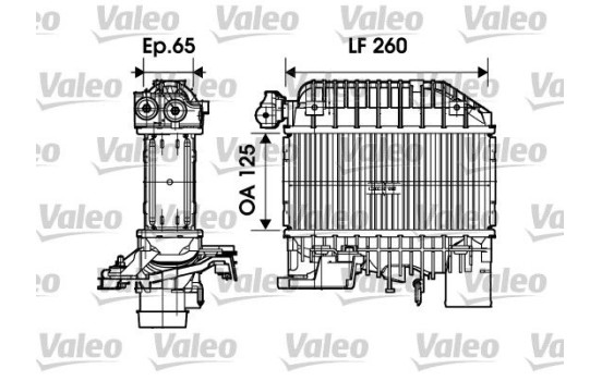 Laddluftkylare 817698 Valeo, bild 2