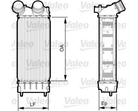Laddluftkylare 818226 Valeo