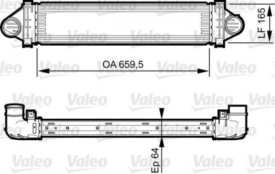 Laddluftkylare 818245 Valeo