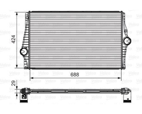 Laddluftkylare 818280 Valeo