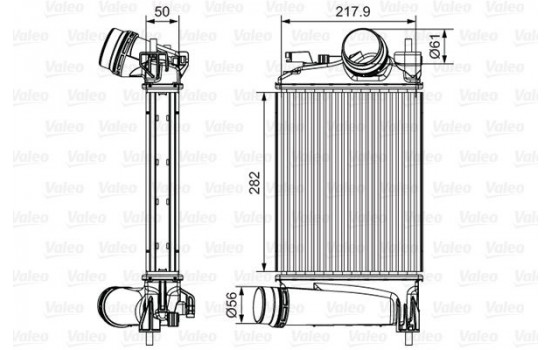 Laddluftkylare 818294 Valeo