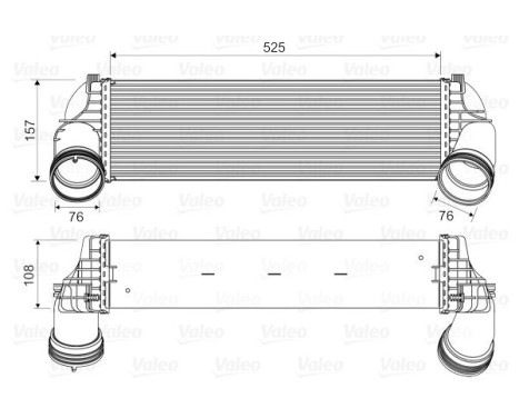 Laddluftkylare 818562 Valeo