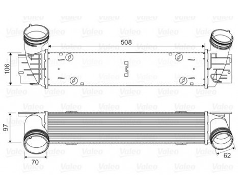 Laddluftkylare 818594 Valeo