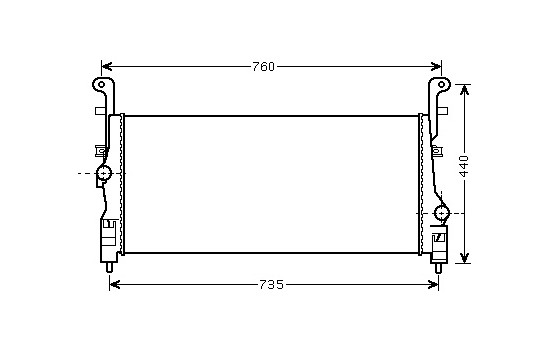 Laddluftkylare 82004200 International Radiators
